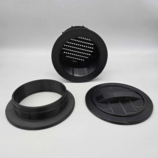 Magduct Portable Air Conditioner Vent Kit with Magnetic Tube Attachment - Through-Wall Solution for RVs & Homes (Fits 5" & 6" Ducting)