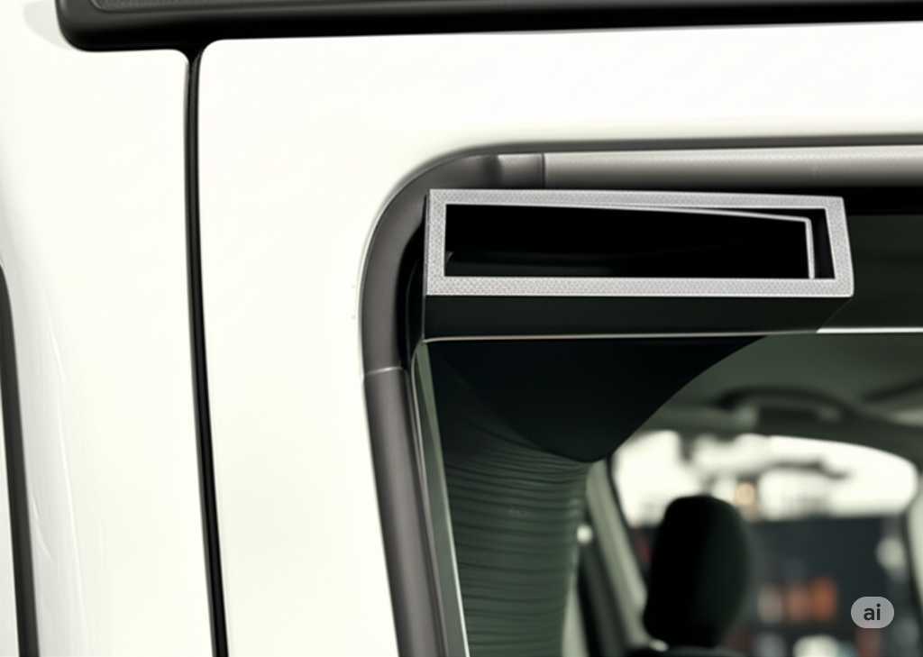 EcoFlow Wave 2 & 3 Window Duct Adapter - 5" Exhaust / 6" Intake (Square Profile)