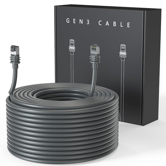 Starlink Gen 3 Replacement Cable CAT5e (15m/50ft, 23m/75ft, 30m/100ft, 45m/150ft)