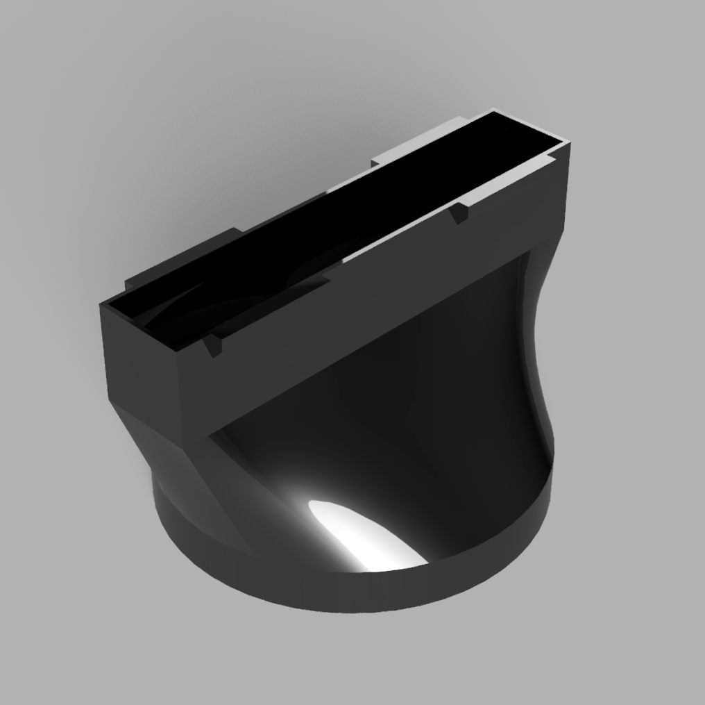 EcoFlow Wave 2 & 3 Window Duct Adapter - 5" Exhaust / 6" Intake (Square Profile)