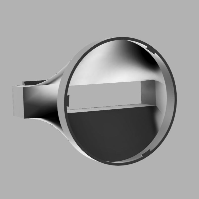 EcoFlow Wave 2 & 3 Window Duct Adapter - 5" Exhaust / 6" Intake (Square Profile)