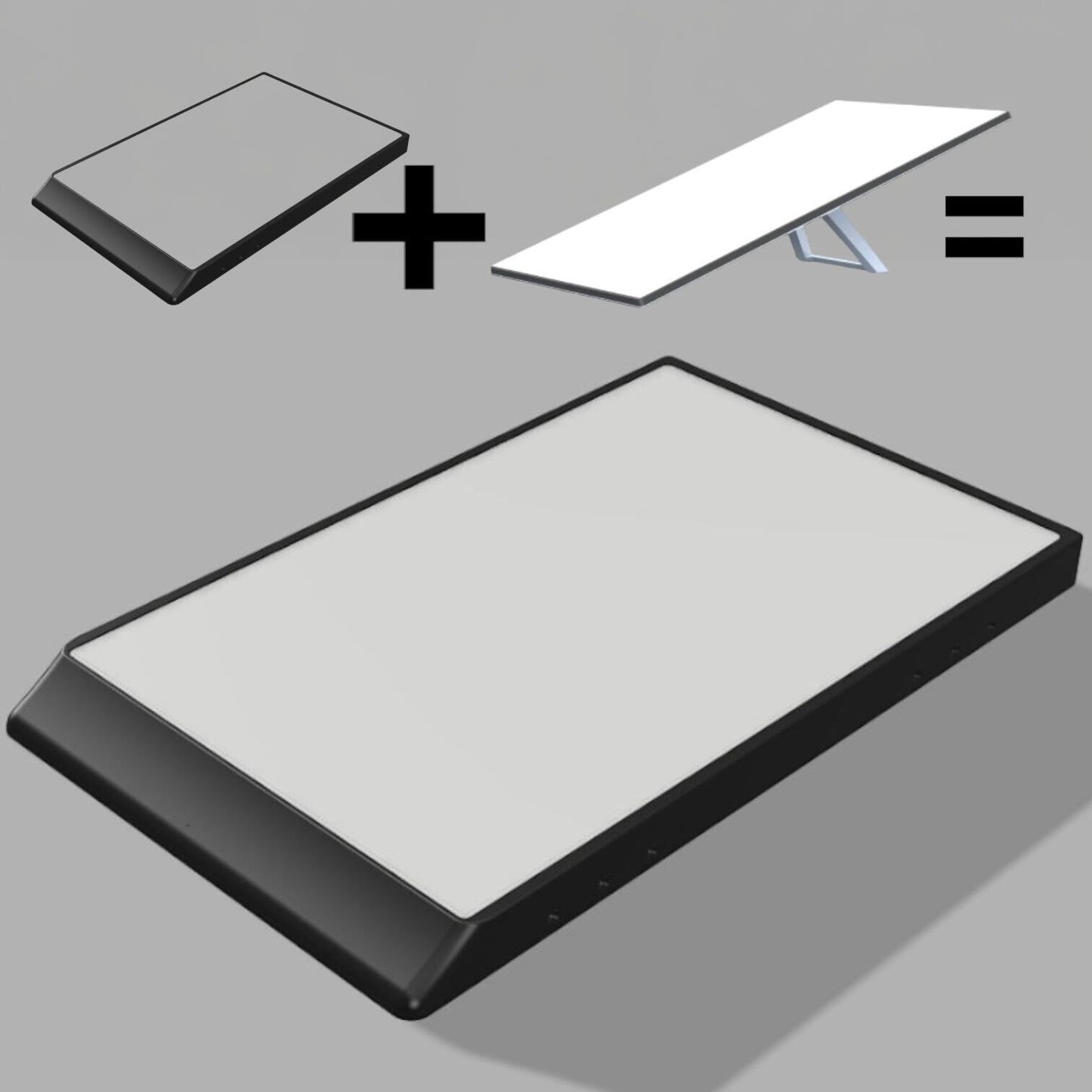 Starlink Gen 3 Standard Antenna Flat Mount (Complete) Kit - 1.9in Low Profile - Made in USA