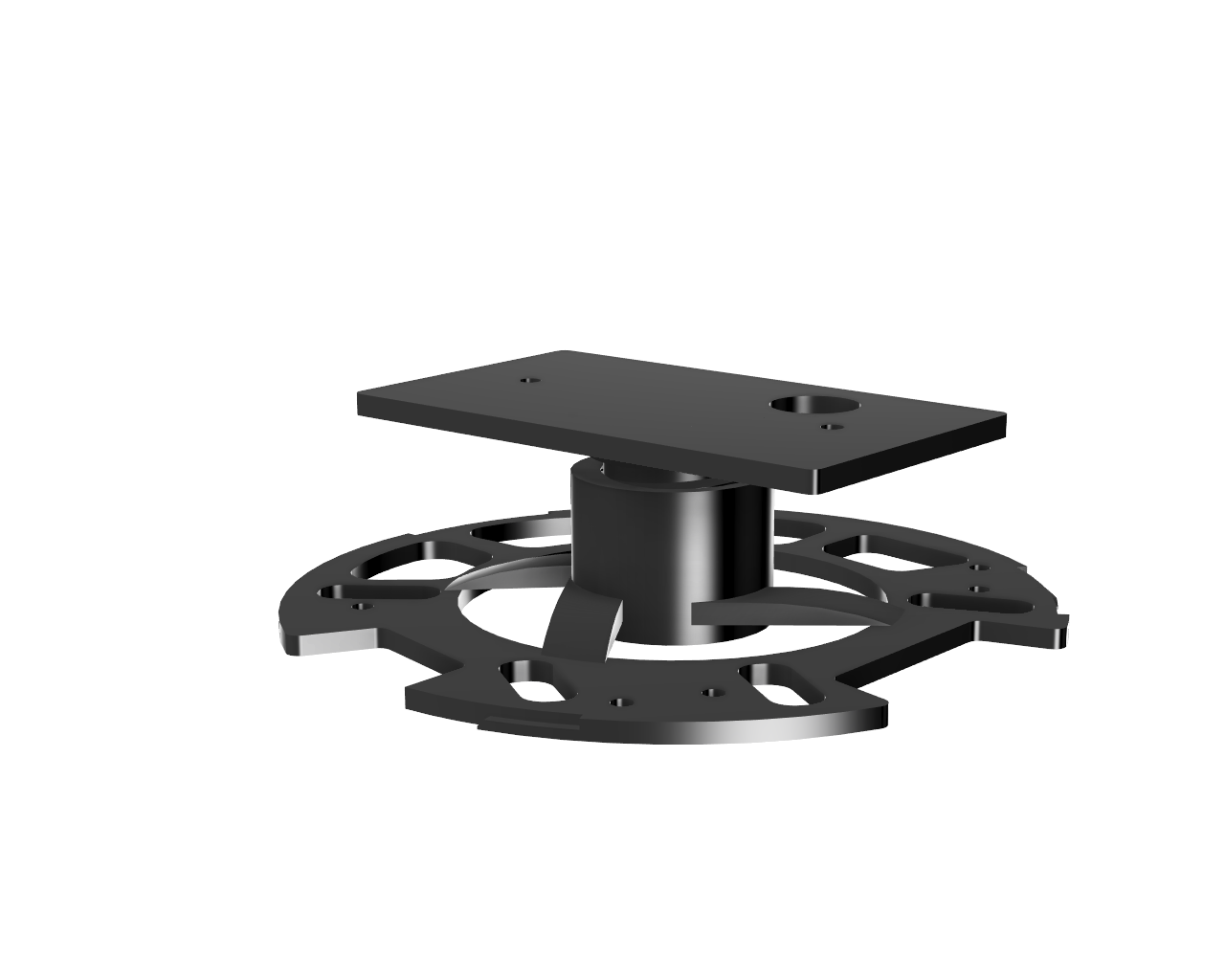 Single Gang Box Mounting Bracket For Unifi Ubiquiti U7 Pro, U7 Pro Max, U6-LR, U6 Pro, U6 Enterprise, and more!
