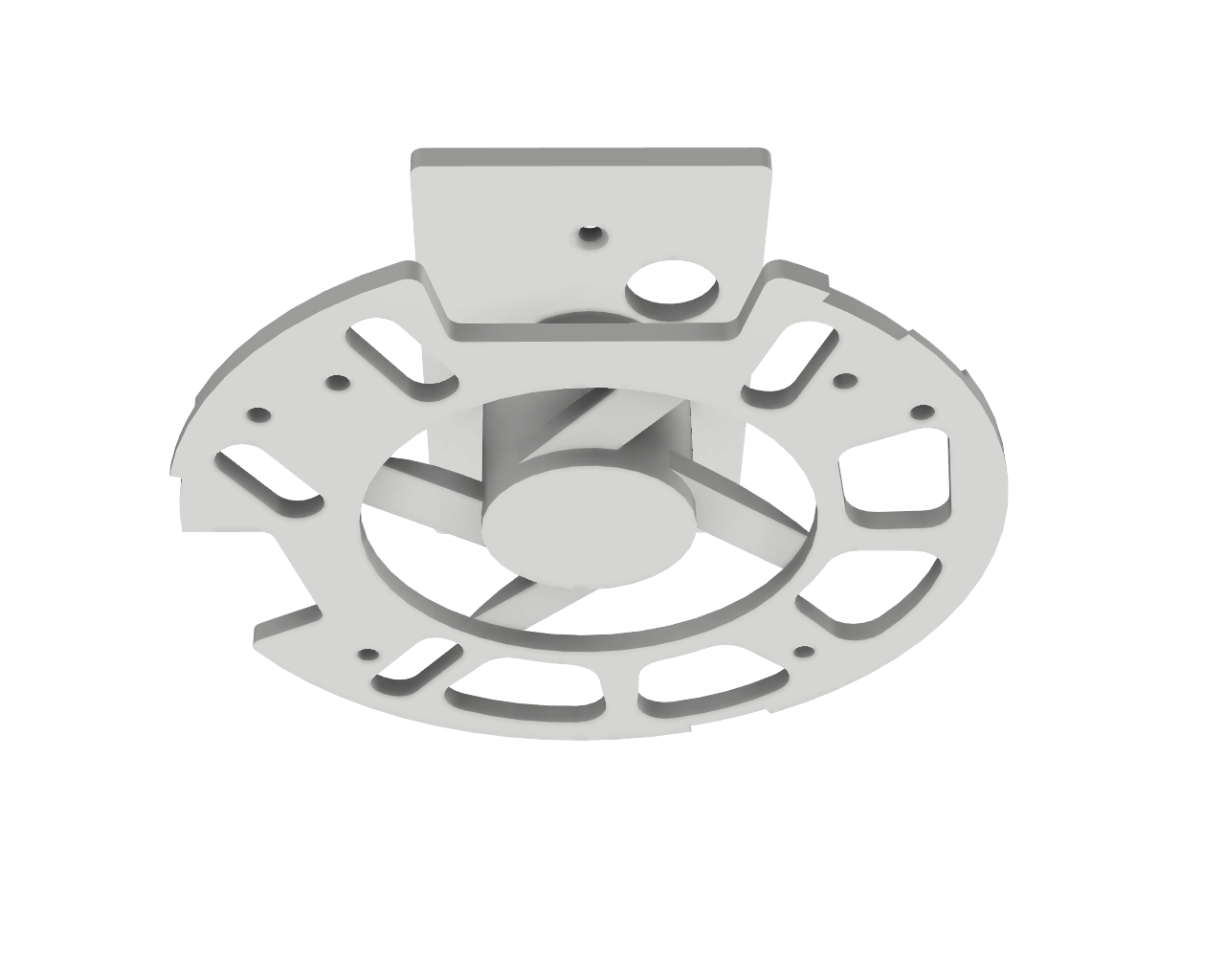 Single Gang Box Mounting Bracket For Unifi Ubiquiti U7 Pro, U7 Pro Max, U6-LR, U6 Pro, U6 Enterprise, and more!