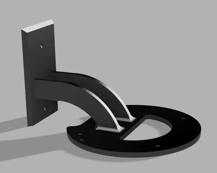 Wall Bracket Mount for Unifi Ubiquiti 1 Single Gang Box Horizontal U7 Pro Max, U6-LR & U6-ENT