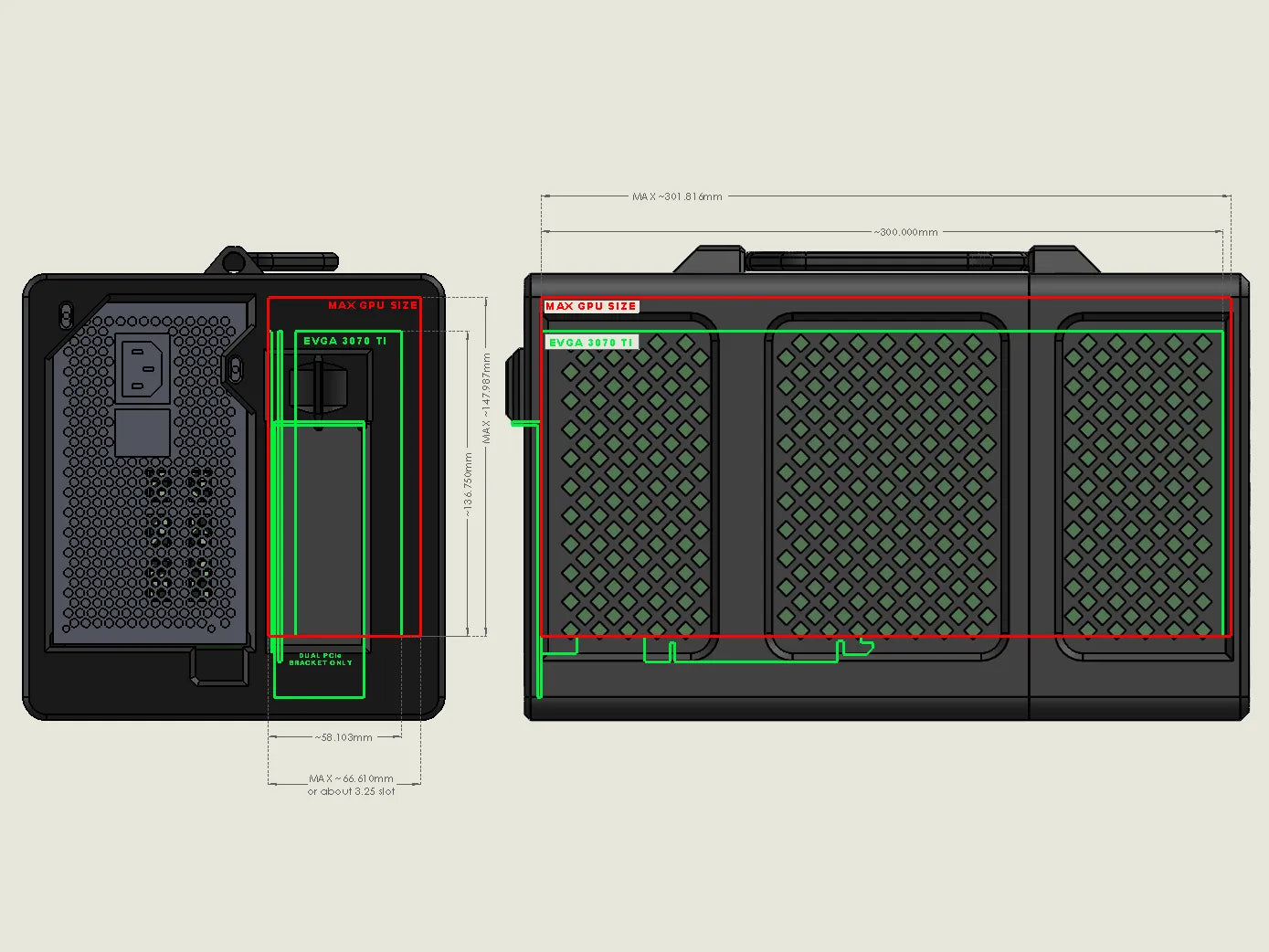 3D Printed Enclosure for Minisforum DEG1 eGPU Dock | Custom Protective Case/Shell