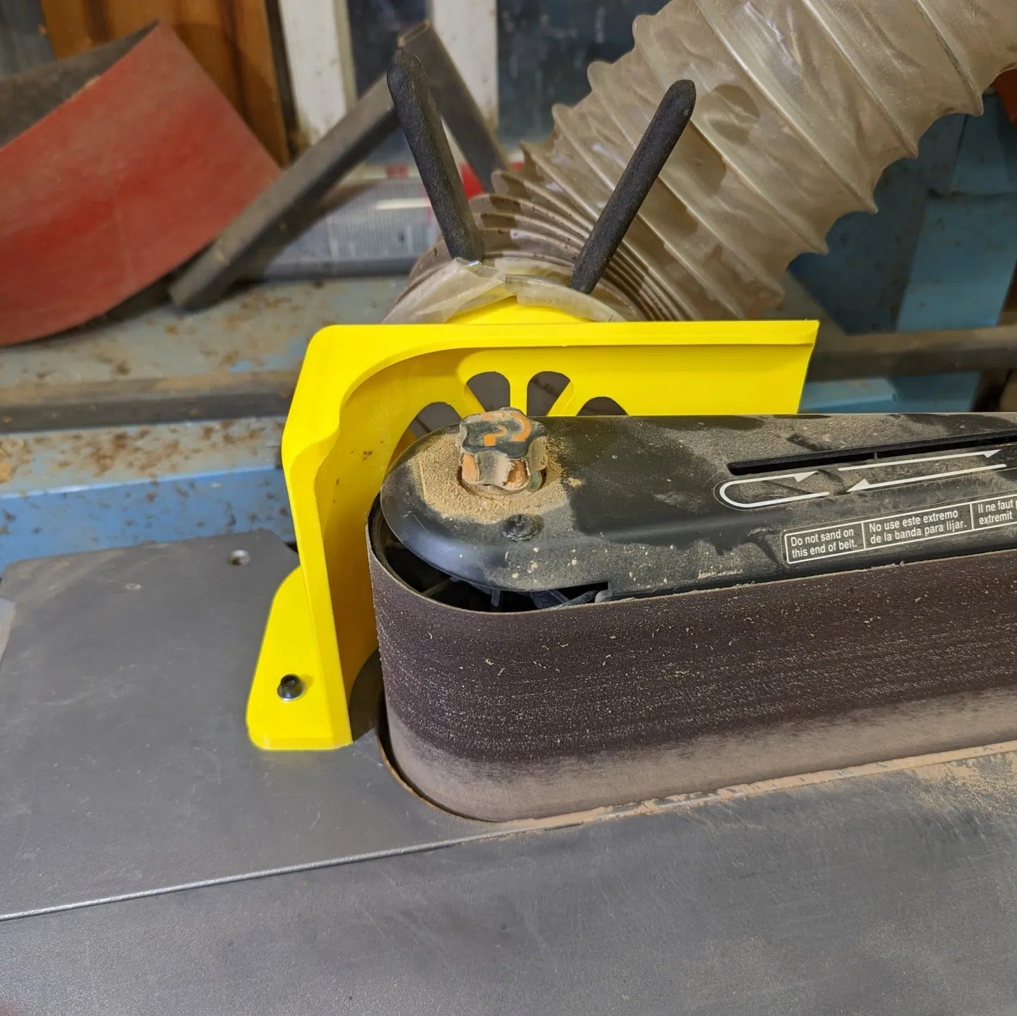 Ridgid Oscillating Belt Sander 4" Dust Chute Shroud