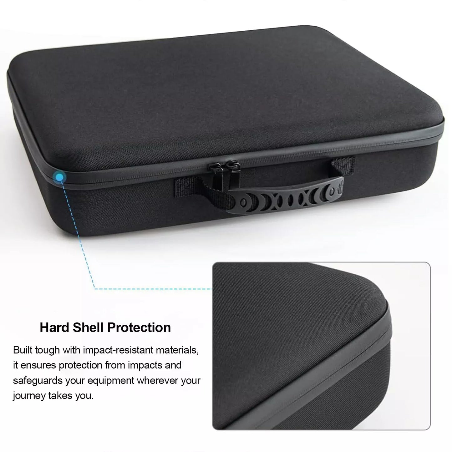 Water Proof Travel Case for Starlink Mini Dish Kickstand and Satellite Accessories - Shock-Resistant