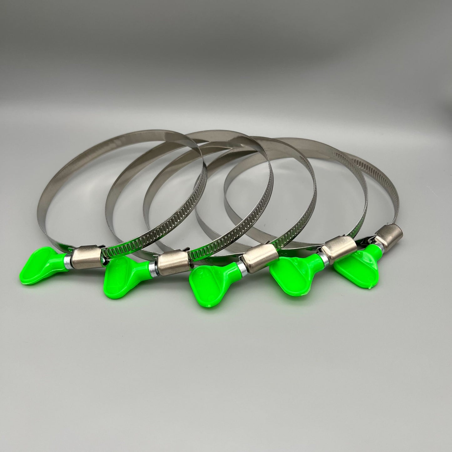 4" Metal Duct Clamps Adjustable Key Type  - Multi pack 5pack or 10pack