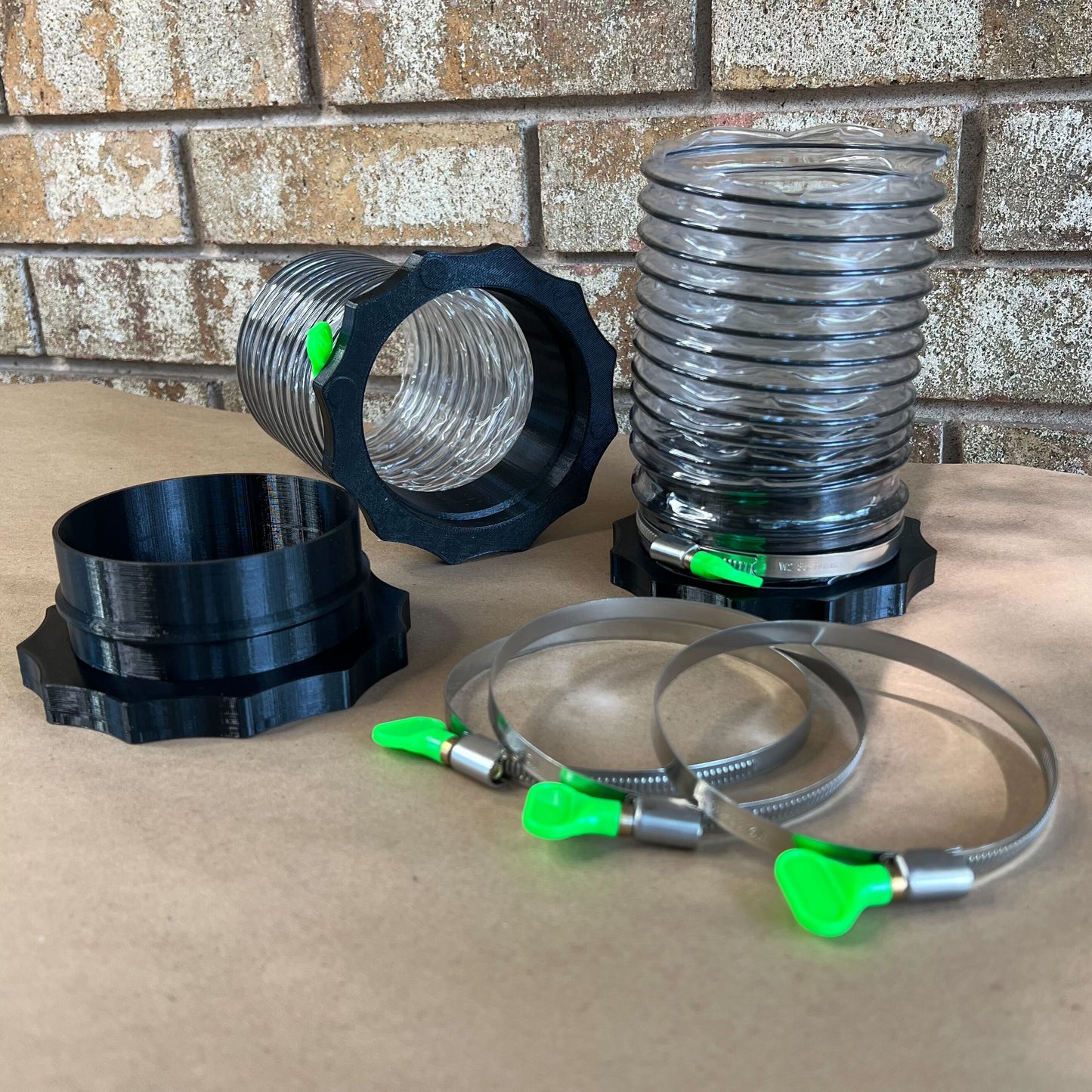 4" Port Magnetic Dust Collector System 10PC Starter Kit - MagDuct Quick Disconnect