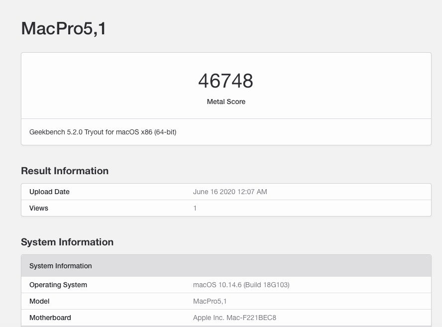 Mac Pro 12 Core 3.46GHz W/Boot-Screen