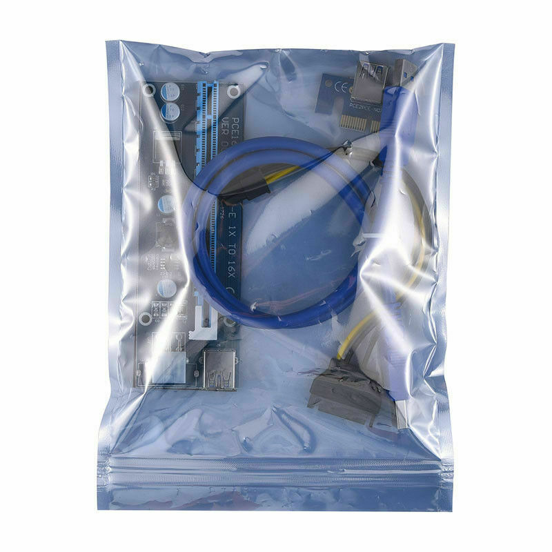 GPU Riser Card PCI-E Ver009s 1x to 16x USB Miner