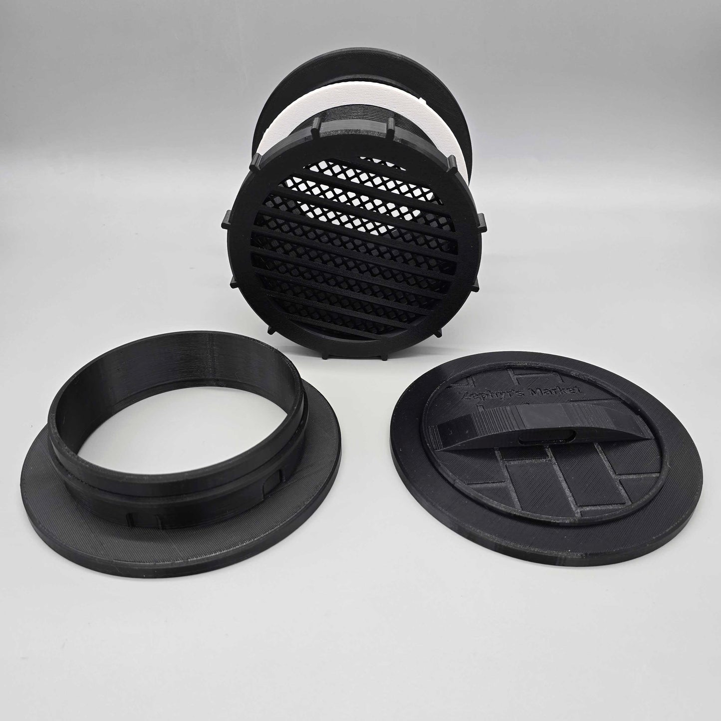 Magduct Portable Air Conditioner Vent Kit with Magnetic Tube Attachment - Through-Wall Solution for RVs & Homes (Fits 5" & 6" Ducting)