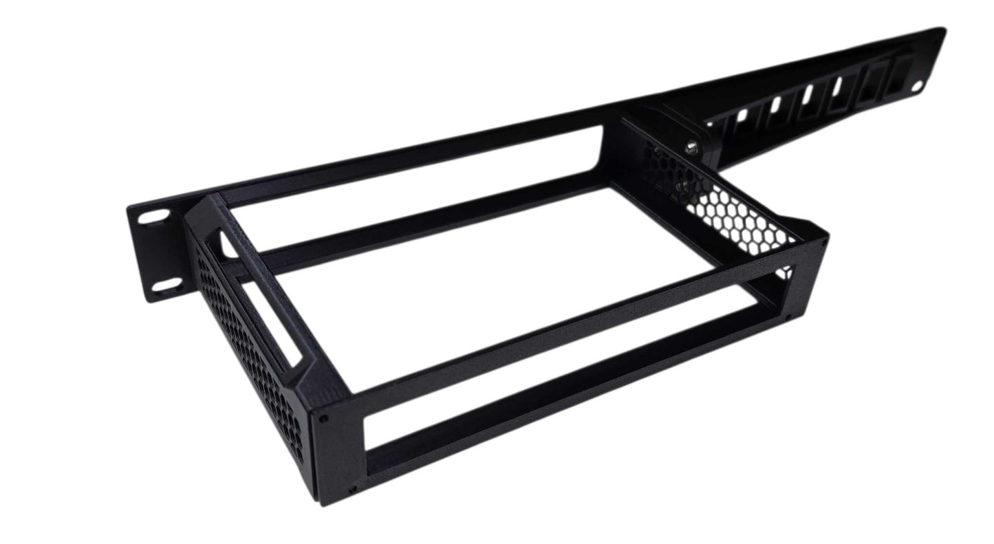 19" Rack Mount Compatible W/ Cloud Gateway Fiber UCG-Fiber (1U, 19inch) + 7 Keystone Slots
