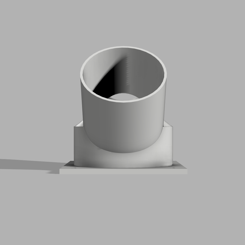 5" Port to 1x 4" Duct & 1x 3" Duct WYE 2-Way Splitter Duct Connection for HVAC, Woodwork Dust, Grow Tent