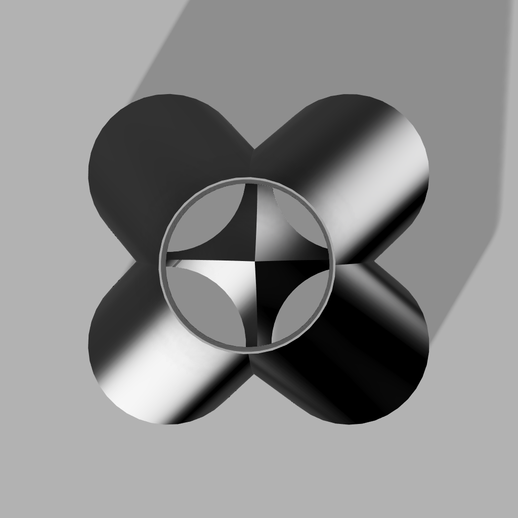 6" to 6" 4-Way Splitter Duct Connection for Woodwork Dust, Grow Tent