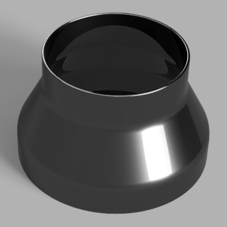 8” to 6” Duct Reducer Adapter (Compatible with AC Infinity S8)