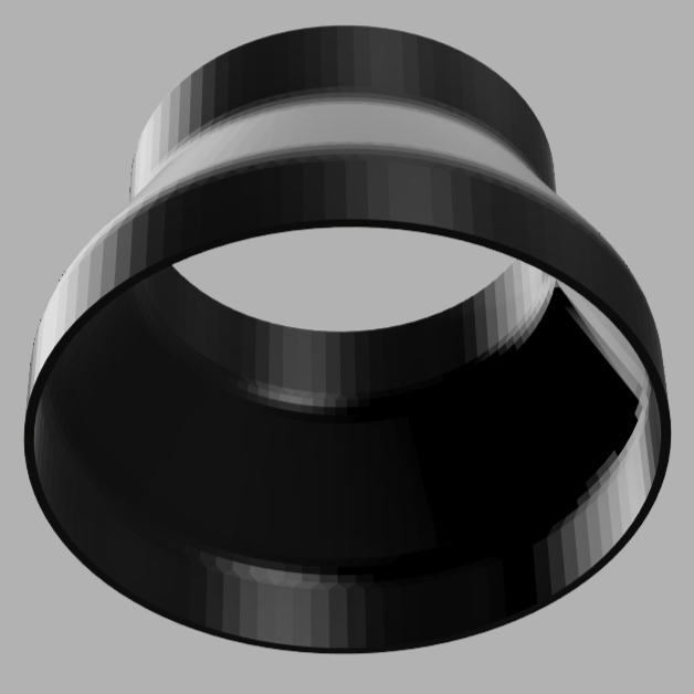 8” to 6” Duct Reducer Adapter (Compatible with AC Infinity S8)