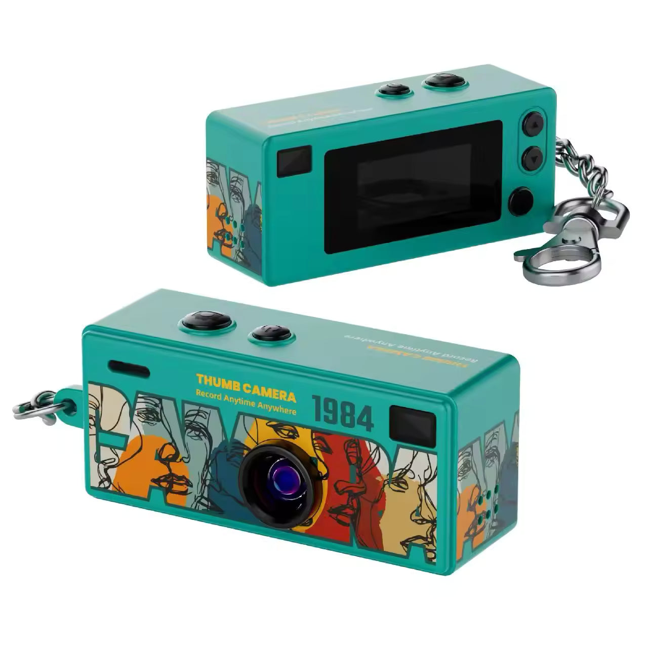 Tiny Magecam Retro Digital Keychain Camera