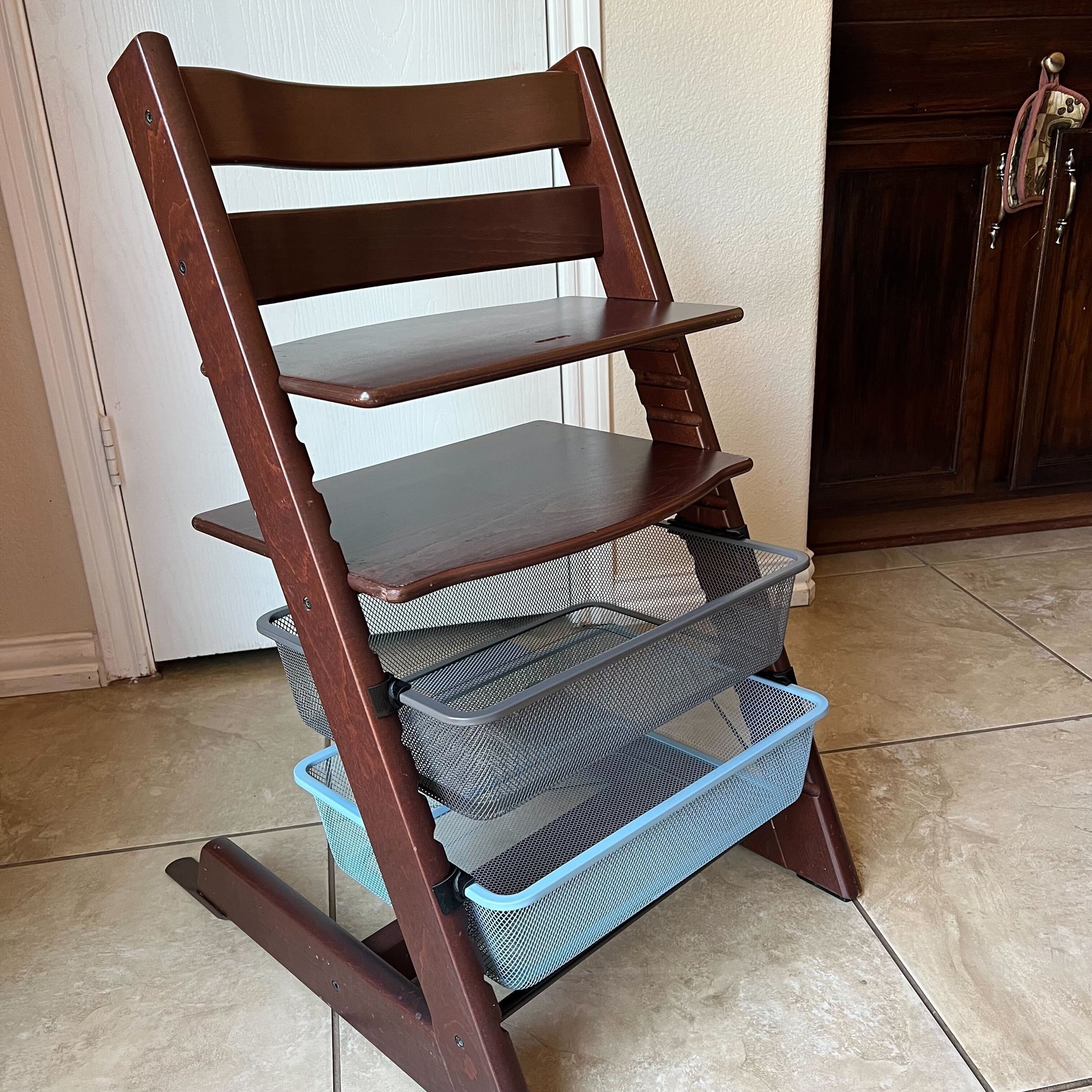 tripp trapp aufbewahrung ikea Storage Basket Adapter for Stokke Tripp Trapp Highchair with (IKEA) Trofast Bins