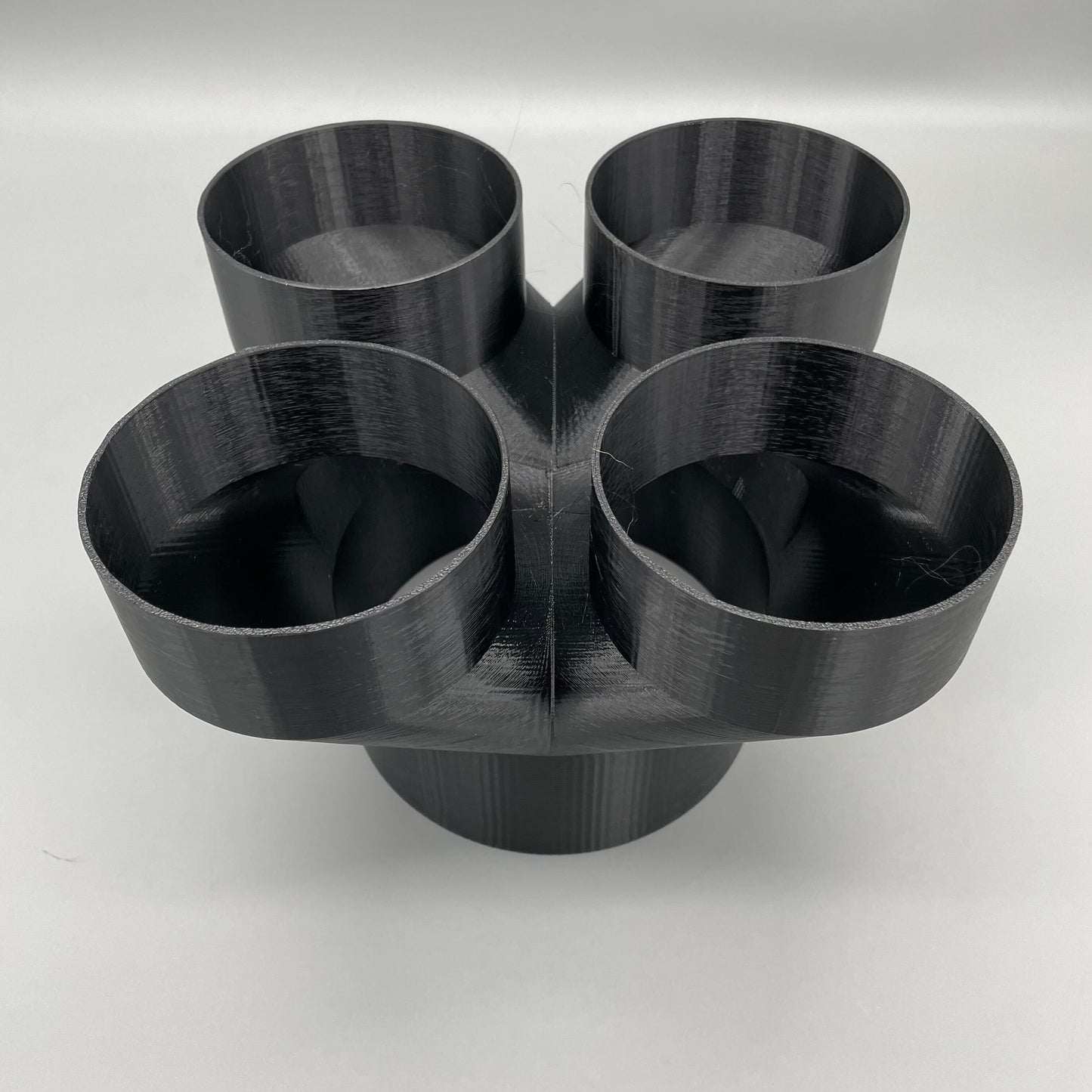 10" to 4" 4-Way Splitter Duct Connection for Woodwork Dust, Grow Tent