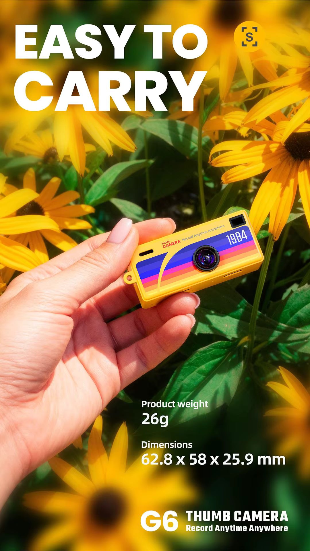 Tiny Magecam Retro Digital Keychain Camera