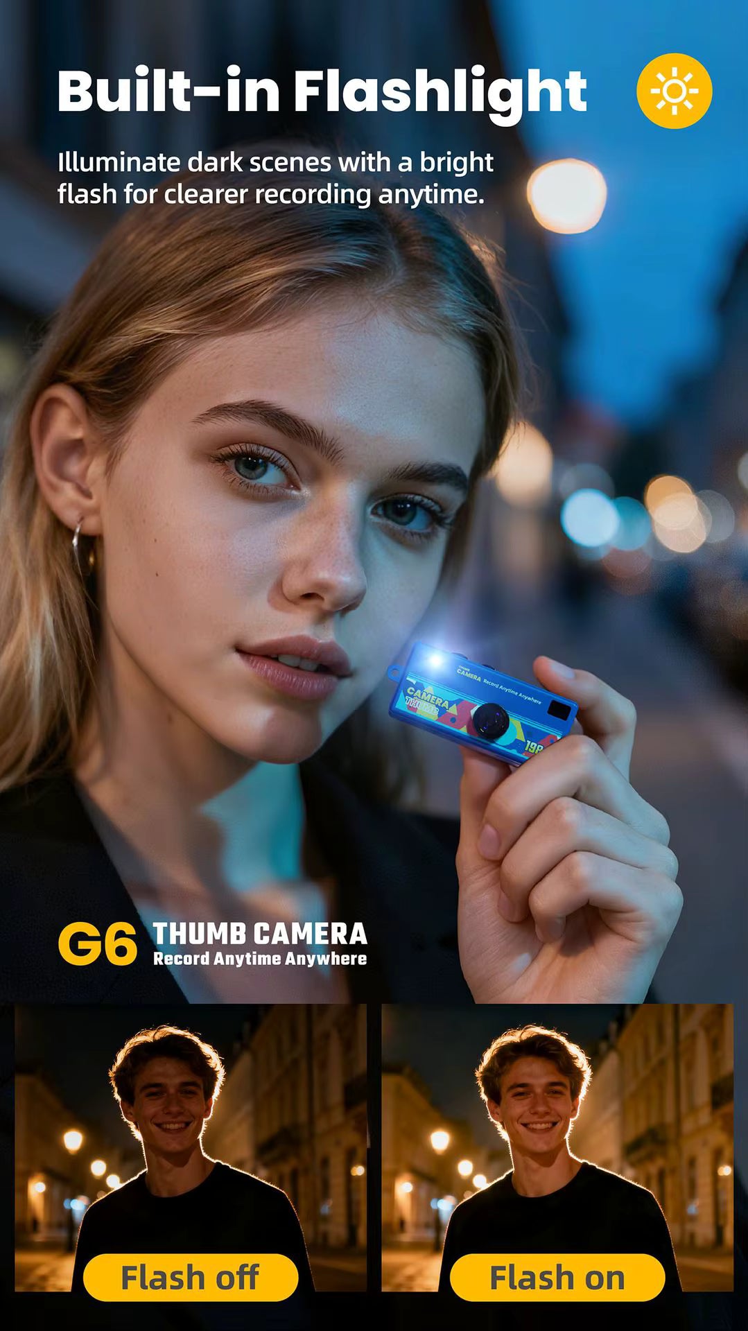 Tiny Magecam Retro Digital Keychain Camera