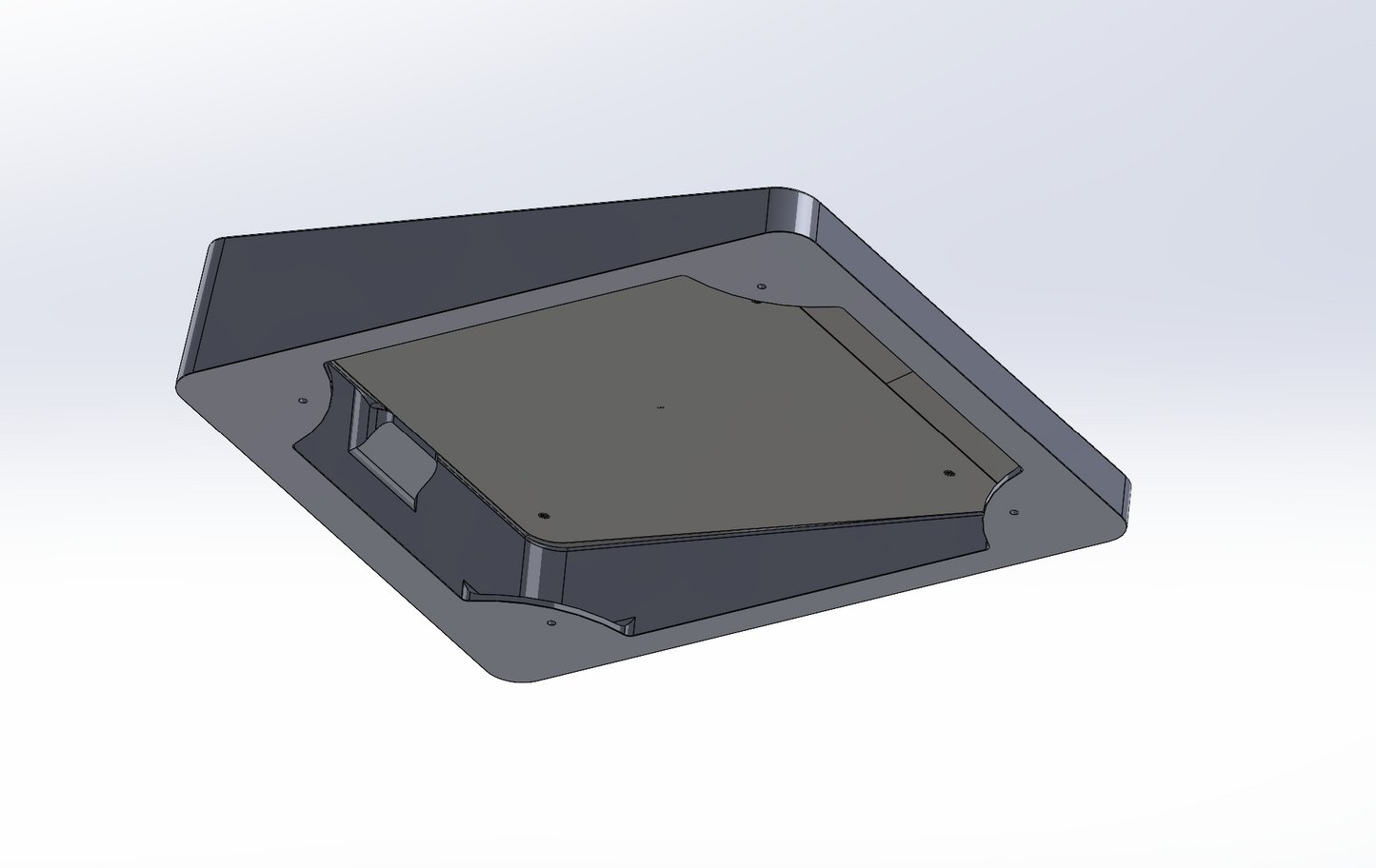 Flat High Performance Antenna Mount for Starlink - On-Road, Off-Road, Marine & Stationary Use