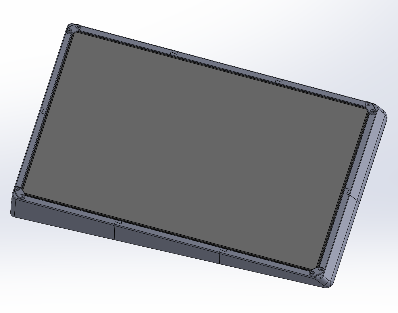 Starlink Gen 3 Antenna Flat Mount - 20° Sloped Low Profile Mount for RVs, Boats & Vehicles (Made in USA)