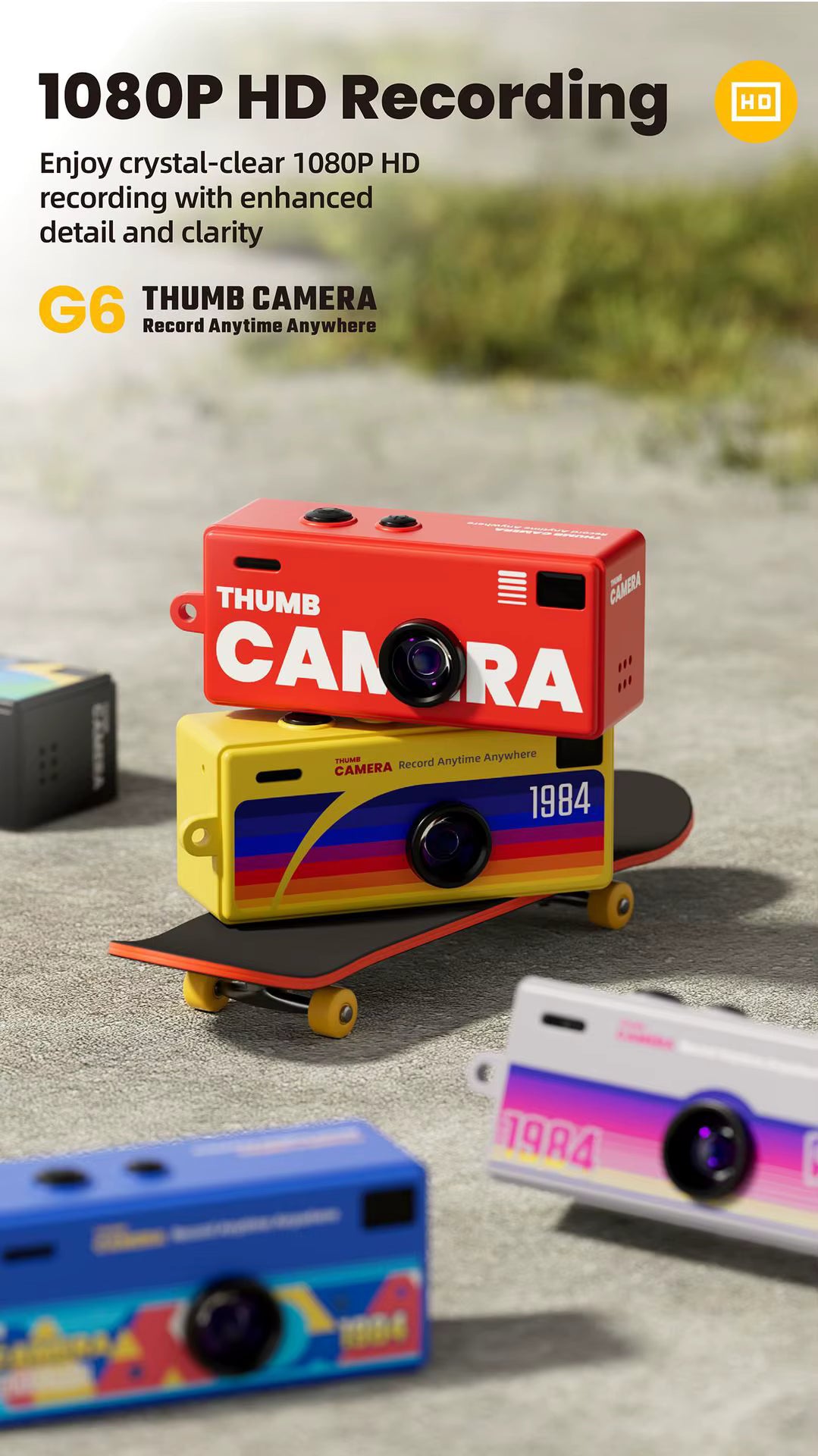 Tiny Magecam Retro Digital Keychain Camera