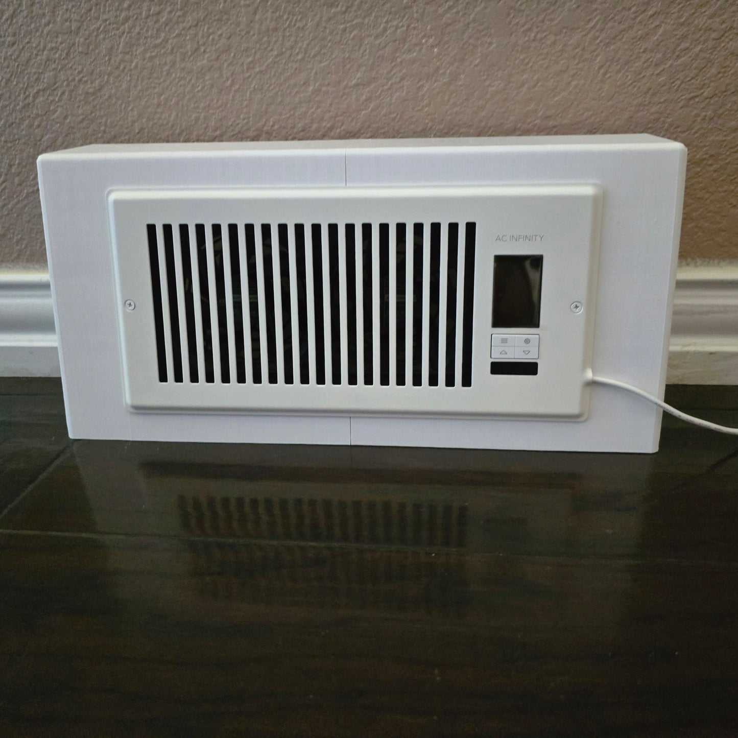 Smart Vent / Booster Fan Adapter for Baseboard Diffusers | Optimize HVAC Airflow