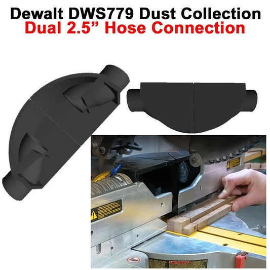 Dewalt DWS779 Dust Collection Upgrade To Dual 2.5" Ports